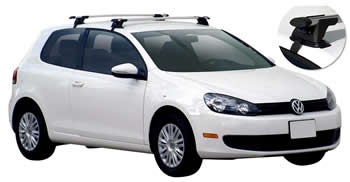 VW Golf 3dr hatchback roof racks